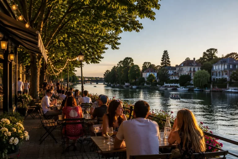 Guinguettes et terrasses bord de Marne à Saint-Maur-des-Fossés