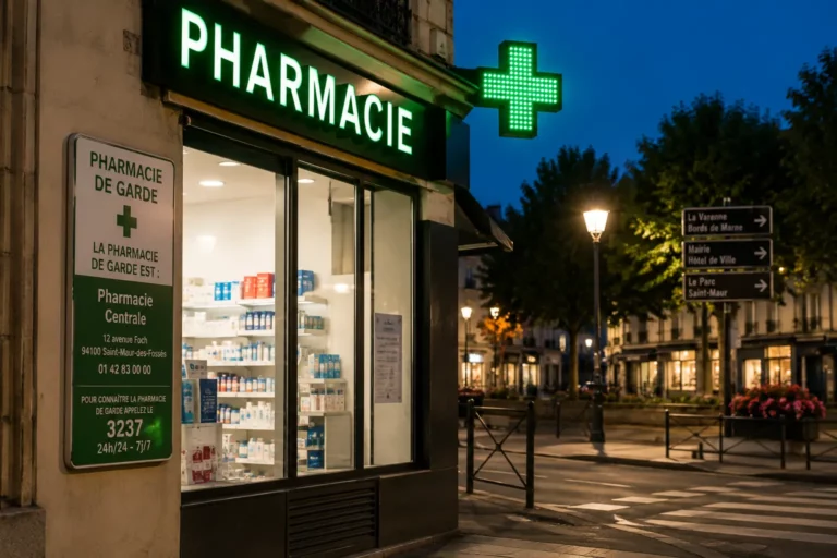 Pharmacie de garde à Saint-Maur-des-Fossés : qui appeler et comment faire